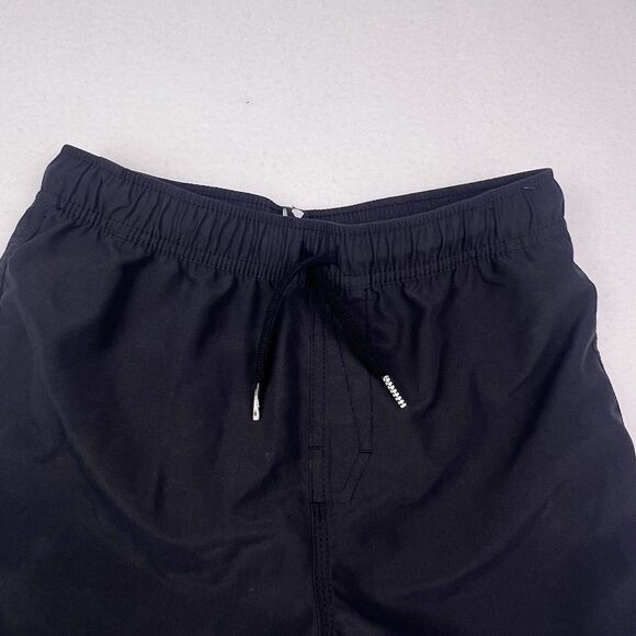 Volcom Boys' Medium (10)Standard Lido Solid Surf Swim Boardshorts Black EUC - Picture 3 of 13
